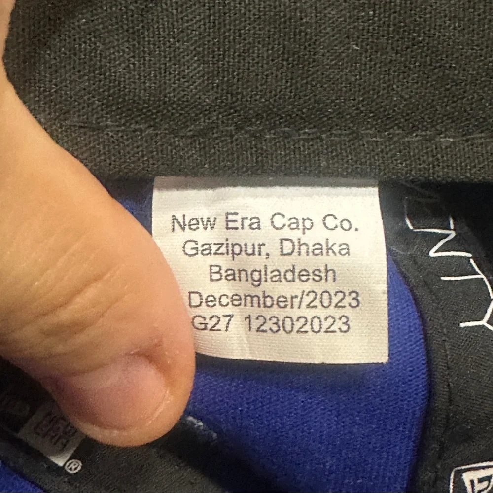 EUC New Era Blue Kids Chicago OS Adjustable